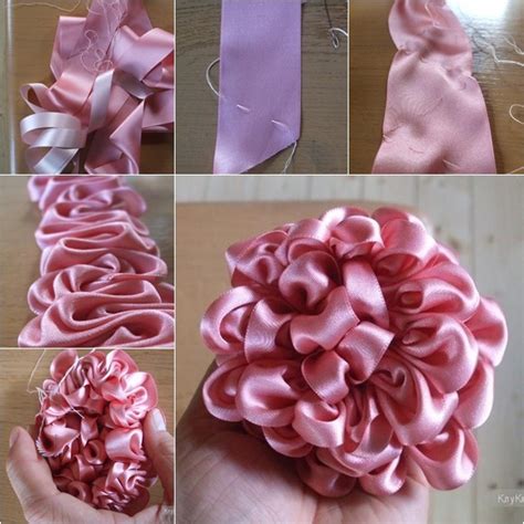 Diy No Sew Ribbon Flowers