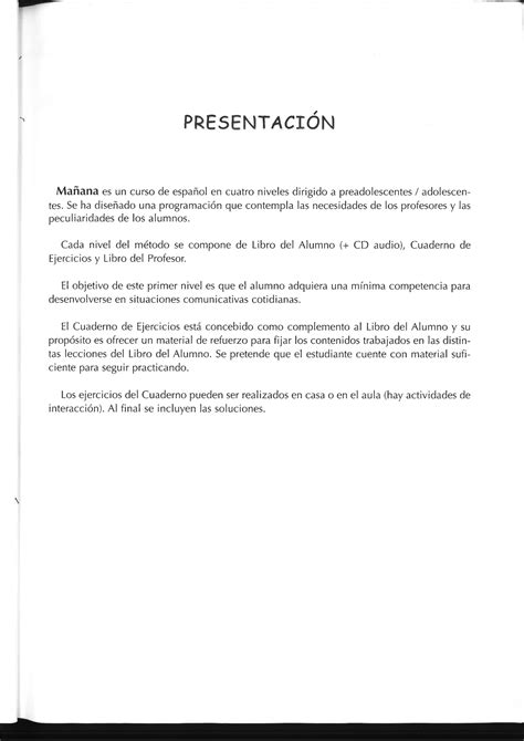 Ma Ana Cuaderno Ejercicios Nivel A Pdf