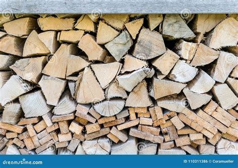 Stacked Firewood Stock Photo Image Of Nature Stacked 110311386