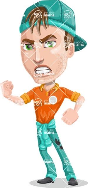 Repairman Cartoon Vector Character 112 Illustrations With Angry Face Graphicmama