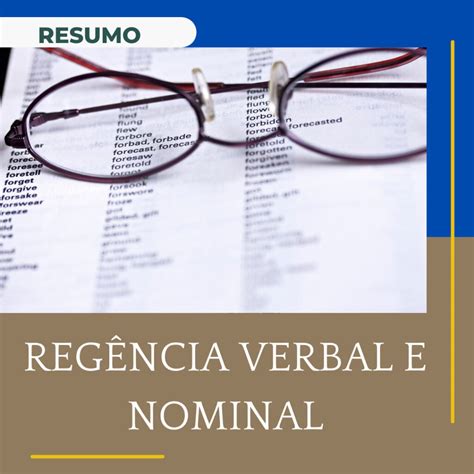 Reg Ncia Verbal E Nominal Resumo De Portugu S