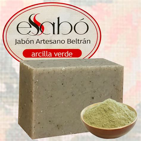 Jab N De Arcilla Verde Artesanal Y Natural Essab Gr Son D Aromas