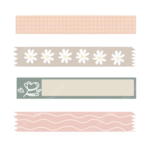 Cute Washi Tape PNG Image, Cute Washi Tape, Washi Tape, Cute, Tape PNG ...