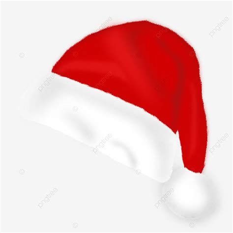 Sombrero De Navidad Rojo 3d PNG Clipart De Sombrero Papa Noel 3d