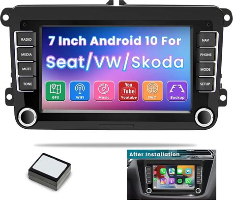 Hikity Android Autoradio F R Vw Golf Passat Skoda Mit Wireless