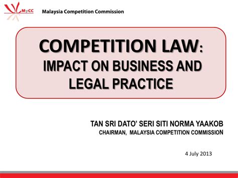 Competition Law Impact On Business And Legal