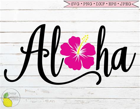 Summer Svg Beach Svg Aloha Hawaiian Svg Hibiscus Flower Svg Etsy