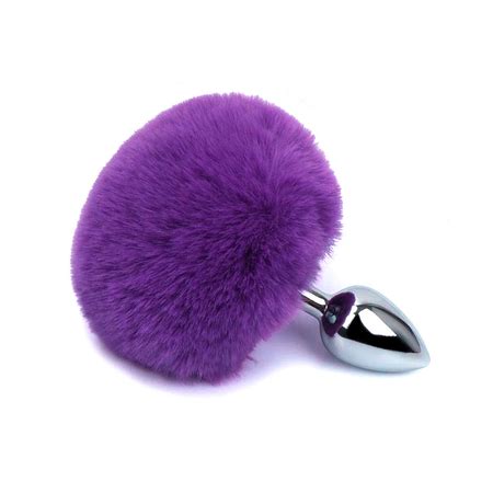 Plug Anal Em A O Pompom De Coelho Tamanho P Sexy Import