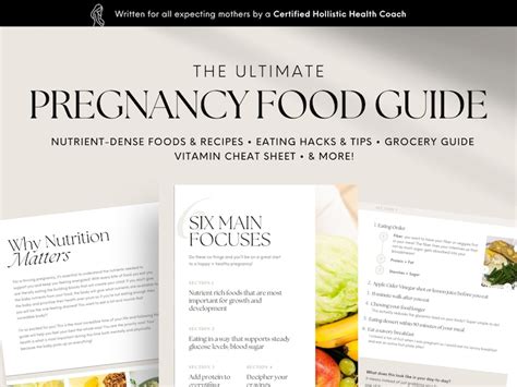 The Ultimate Pregnancy Food Guide Etsy