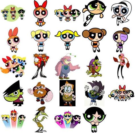 Powerpuff Girls Characters, Iron On T Shirt Transfer. Choose Image And Size School Shirt Designs ...