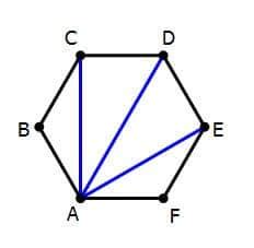 Diagonals of a Regular Octagon in GRE Geometry