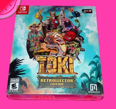 New Nintendo Switch Game Toki Retrollector Edition Limited Collector S