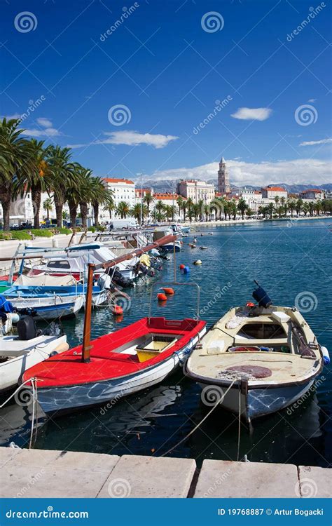 Split Harbor Stock Image Image Of Exterior Port Dock 19768887