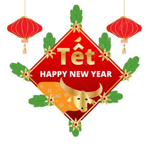 Vietnamese New Year Vector Hd Png Images T T Vietnamese Happy New Year