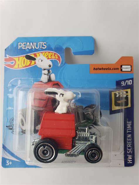Miniatura Hot Wheels Snoopy HW Screen Time Minisclub