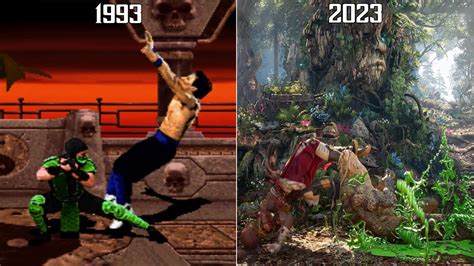 Reptile Slide Evolution Mortal Kombat 2 12 1993 2023 4K YouTube