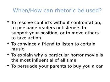 Introduction To Rhetoric Powerpoint Presentation Editable Ppt