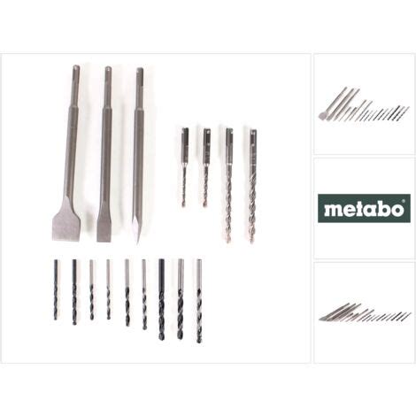 Metabo Mei El Und Bohrer Zubeh R Set Tlg Sds Plus Bauhandwerk