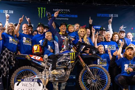 Christian Craig Wraps Up 250SX Class Supercross Title In Salt Lake City