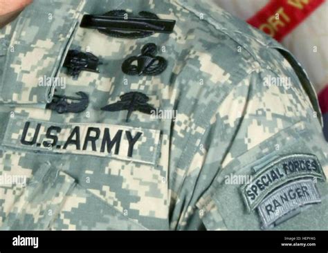 United States Army Skill Badges Stock Photo - Alamy