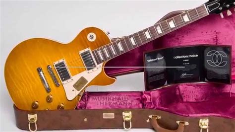 Gibson Les Paul 1959 Collectors Choice 26 Whitford Burst Youtube