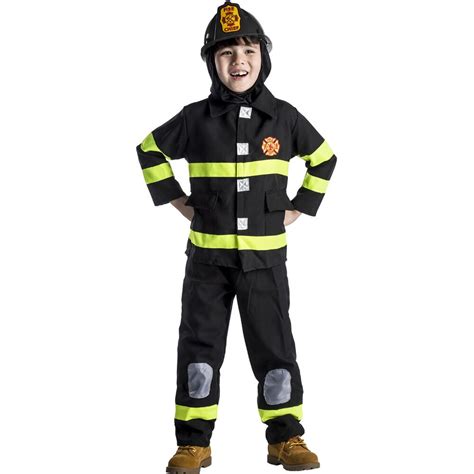 Firefighter Costume For Girls And Boys Fireman Dress Up By Dress Up