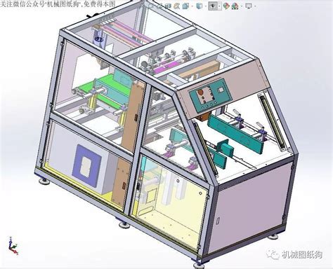 【非标数模】纸尿裤包装封口机3d数模图纸 Solidworks设计solidworks 仿真秀干货文章