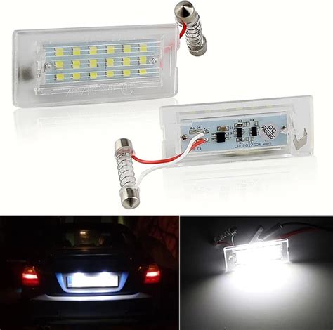 Amazon DHCN 2Pcs White Can Bus LED Number License Plate Light Lamp