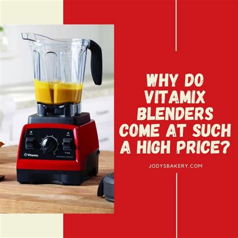 Why Do Vitamix Blenders Come At Such A High Price Jody S Bakery