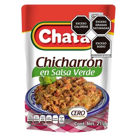 Chicharr N En Salsa Verde Chata Pouch G Walmart