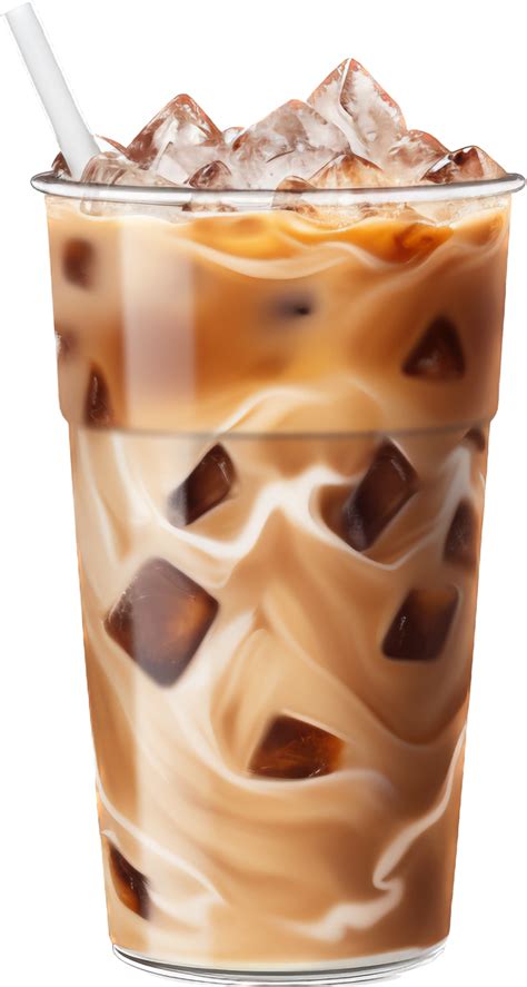 Iced Latte Png With Ai Generated Png