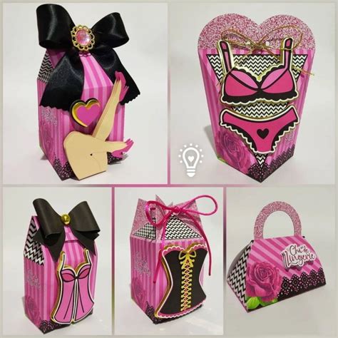 Ch De Lingerie Caixas Personalizadas Lembrancinhas Elo