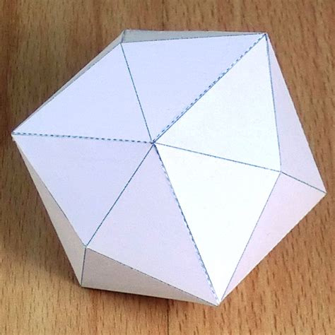 Paper Tetrakis Hexahedron (disdyakis hexahedron)