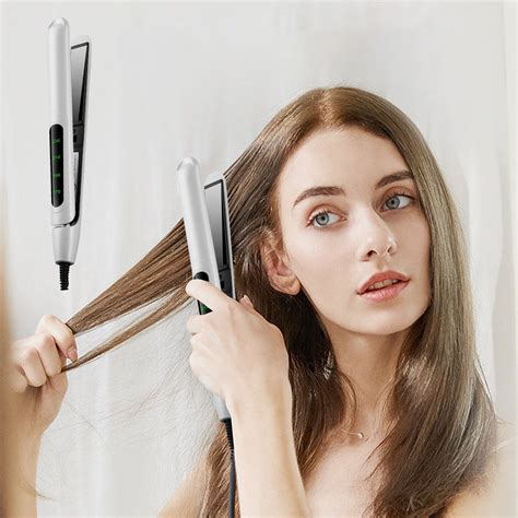 Plancha de pelo de propósito general para cabello liso y rizado con