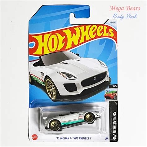 Hot Wheels Jaguar F Type Project Blanc Hw Roadsters Eur Picclick Fr