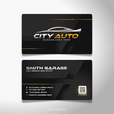 Premium Vector | Automotive business card