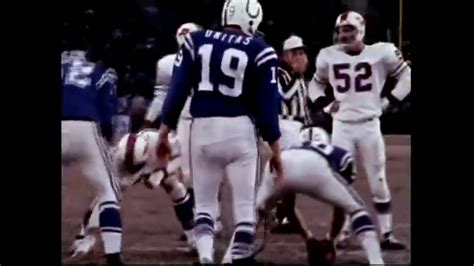 1971 Baltimore Colts Season Youtube