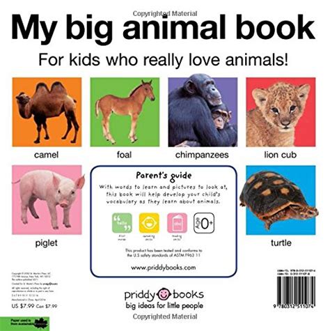 My Big Animal Book (My Big Board Books) - Epic Kids Toys