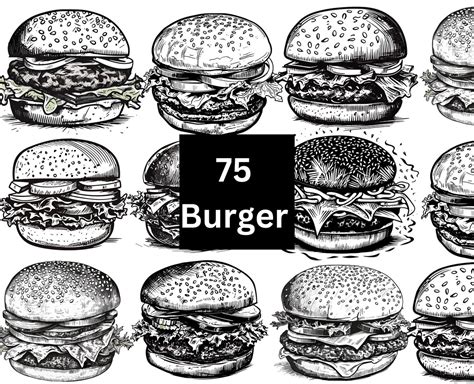 Burger Svg Hamburger Svg Cheeseburger Svg Fast Food Svg Food Svg Fast