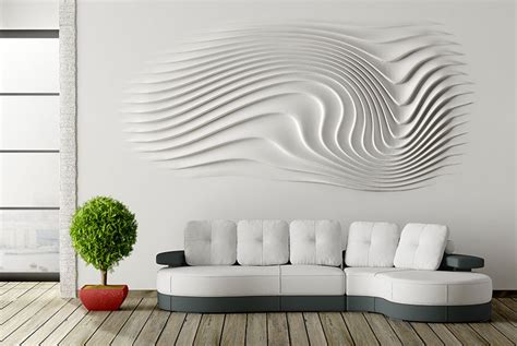 3d Design Art 3d Decorative Wall Panels Relief Yin Yang Etsy