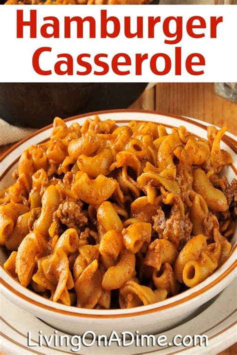 Easy Hamburger Casserole Artofit