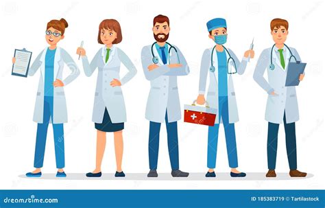 Doctors Team Healthcare Workers Medical Hospital Nurse And Doctor