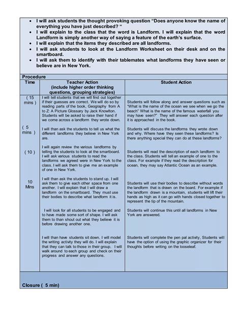 edTPA - Childhood Lesson Plan Template lesson ALL 3 | DOCX
