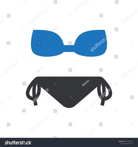 Swimsuit Bikini Icon Stock Vector Royalty Free 1239223597 Shutterstock
