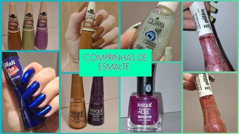 COMPRINHAS DE ESMALTES YouTube