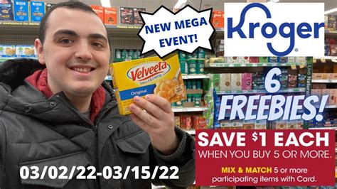 6 Freebies At Kroger ~ Brand New Mega Event ~ Hot Couponing Deals