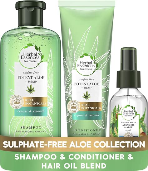 Herbal Essences Bio Renew Aloe And Hemp Sulphate Free Shampoo Hair