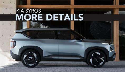 Kia Syros Top Features Interior Launch Details