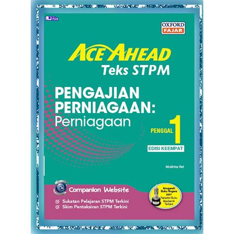 Adm Buku Rujukan Ace Ahead Teks Stpm Pengajian Perniagaan Perniagaan