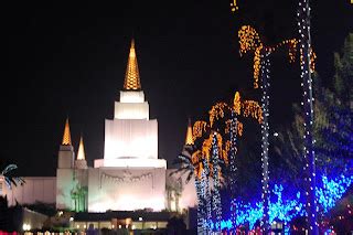 Rejoice in Christ: Oakland Temple Visitor Center at Christmas